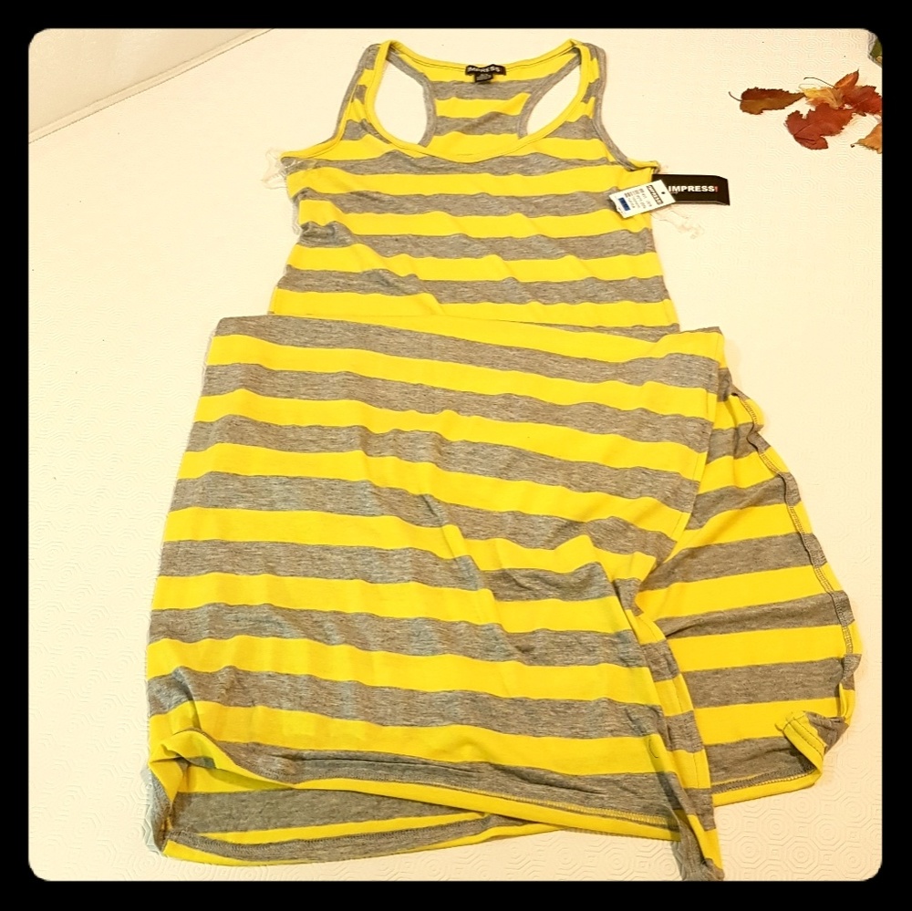 IMPRESS Tank Top Cotton Long Dress NWT
